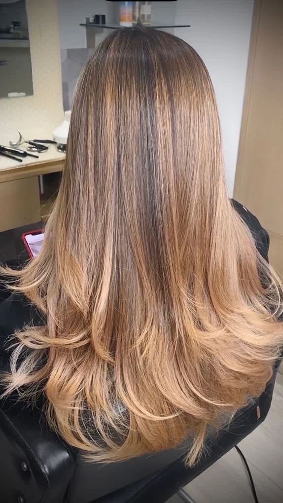Corte de dama realizado en Luxe Hair & Beauty Salon, Cancún